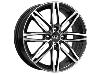 ДИСК КОЛЕСНЫЙ, ЛЕГКОСПЛАВНЫЙ, ЧЕРНЫЙ БРИЛЛИАТ, 6,0J*16